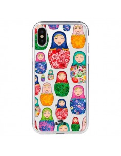 Coque iPhone X et XS Matryoshka Dolls Poupées Russes...