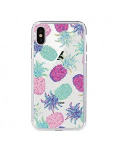 Coque iPhone X et XS Ananas Pineapple Fruit Ete Summer...