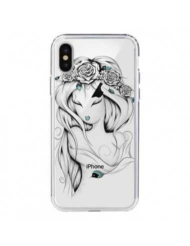 Coque iPhone X et XS Princesse Poétique Gypsy Transparente - LouJah
