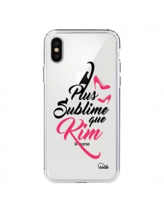 Coque iPhone X et XS Plus sublime que Kim Transparente -...