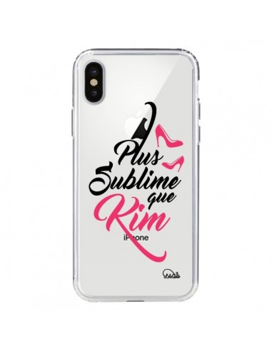 Coque iPhone X et XS Plus sublime que Kim Transparente - Lolo Santo