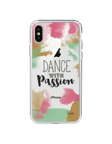 Coque iPhone X et XS Dance With Passion Transparente - Lolo Santo