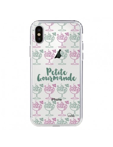 Coque iPhone X et XS Petite Gourmande Glaces Ete Transparente - Lolo Santo