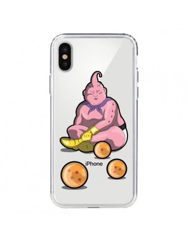 Coque iPhone X et XS Buu Dragon Ball Z Transparente - Mikadololo