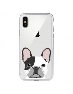 Coque iPhone X et XS Bulldog Français Chien Transparente...