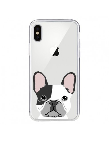 Coque iPhone X et XS Bulldog Français Chien Transparente - Pet Friendly