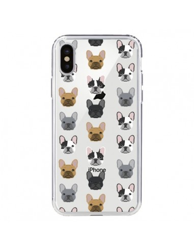 Coque iPhone X et XS Chiens Bulldog Français Transparente - Pet Friendly