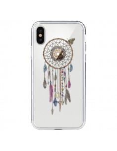 Coque iPhone X et XS Attrape-rêves Lakota Transparente -...