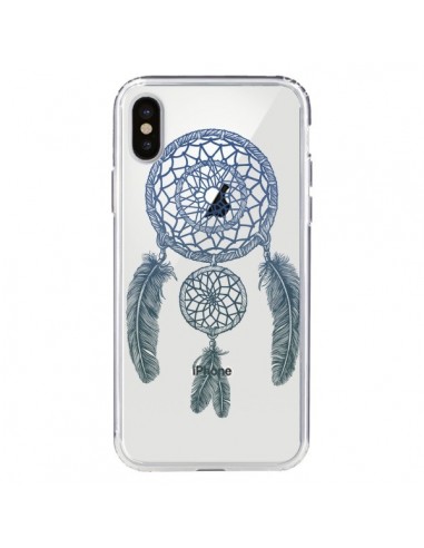 Coque iPhone X et XS Attrape-rêves Double Transparente - Rachel Caldwell