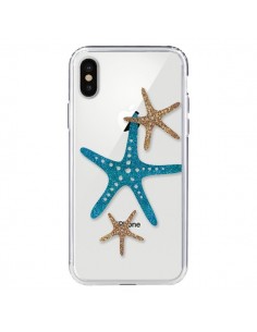 Coque iPhone X et XS Etoile de Mer Starfish Transparente...