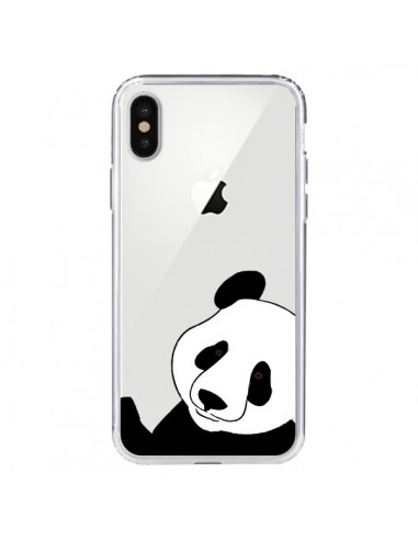 Coque iPhone X et XS Panda Transparente - Yohan B.