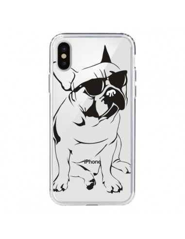 Coque iPhone X et XS Chien Bulldog Dog Transparente - Yohan B.