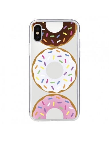 Coque iPhone X et XS Bagels Bonbons Transparente - Yohan B.
