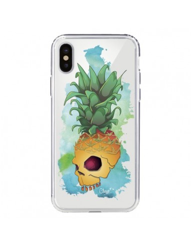 Coque Crananas Crane Ananas Transparente pour iPhone X - Chapo