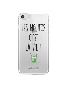 Coque iPhone 7/8 et SE 2020 Les Mojitos, c'est la vie...