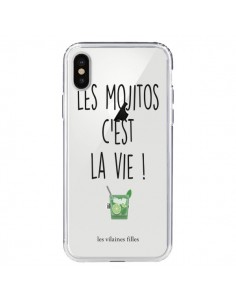 Coque iPhone X et XS Les Mojitos, c'est la vie...