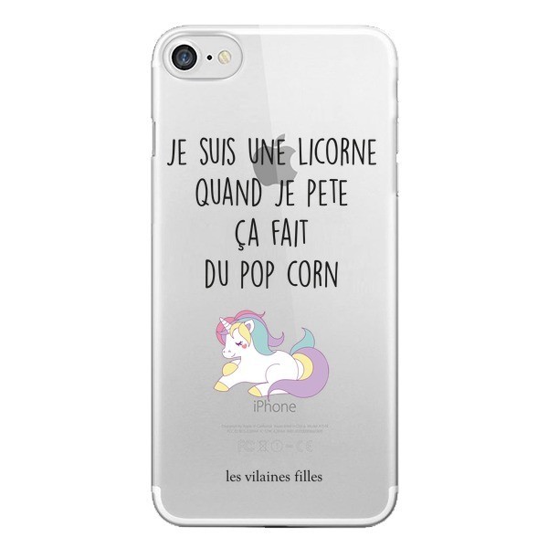 coque iphone 8 pop corn