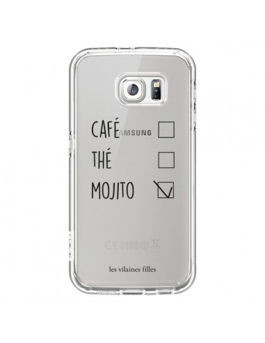 Coque Café, Thé et Mojito Transparente pour Samsung Galaxy S6 - Les Vilaines Filles