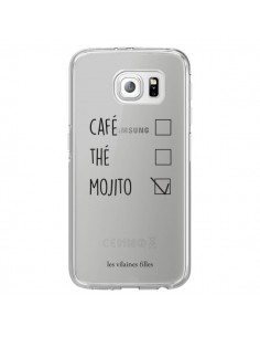 Coque Café, Thé et Mojito Transparente pour Samsung...