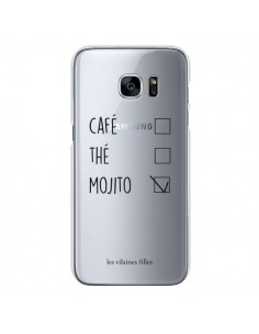Coque Café, Thé et Mojito Transparente pour Samsung...