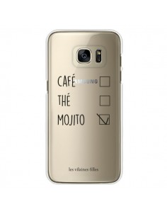 Coque Café, Thé et Mojito Transparente pour Samsung...