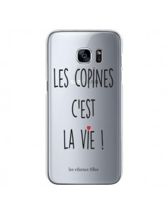 Coque Les copines, c'est la vie Transparente pour Samsung...