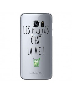Coque Les Mojitos, c'est la vie Transparente pour Samsung...
