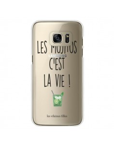 Coque Les Mojitos, c'est la vie Transparente pour Samsung...