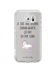 Coque Je suis une licorne, quand je pète ça fait du pop...