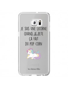 Coque Je suis une licorne, quand je pète ça fait du pop...