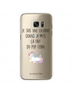Coque Je suis une licorne, quand je pète ça fait du pop...