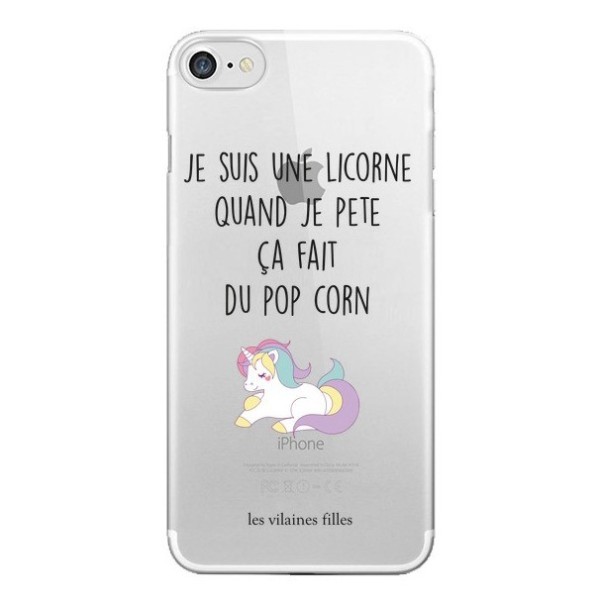 Coque en Silicone imprimées Je suis une licorne pour Apple Apple