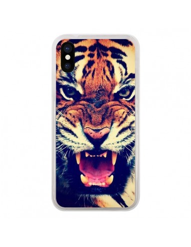 Coque Tigre Swag Roar Tiger pour iPhone X - Laetitia