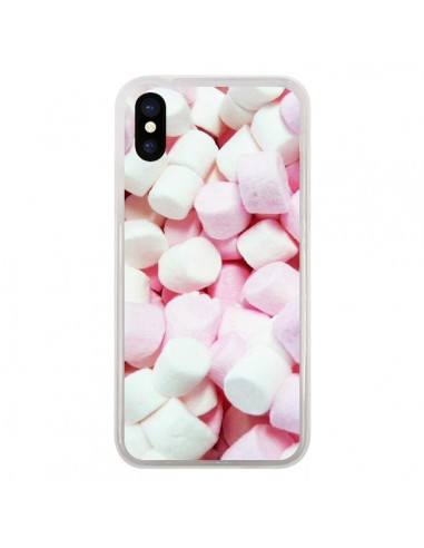 Coque Marshmallow Chamallow Guimauve Bonbon Candy pour iPhone X - Laetitia