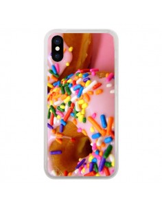 Coque Donuts Rose Candy Bonbon pour iPhone X - Laetitia