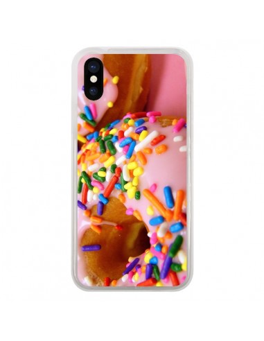 Coque Donuts Rose Candy Bonbon pour iPhone X - Laetitia