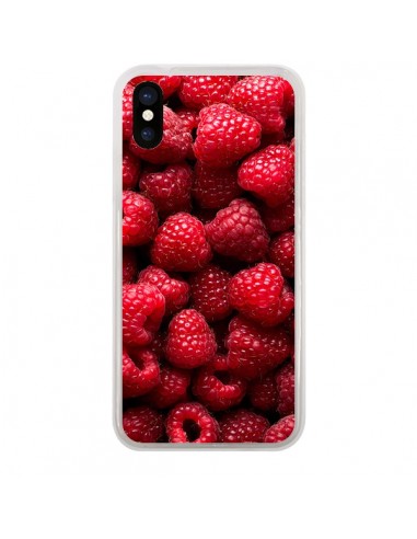 Coque Framboise Raspberry Fruit pour iPhone X - Laetitia