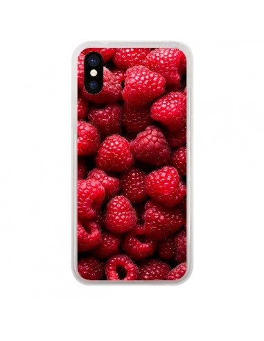 Coque Framboise Raspberry Fruit pour iPhone X - Laetitia