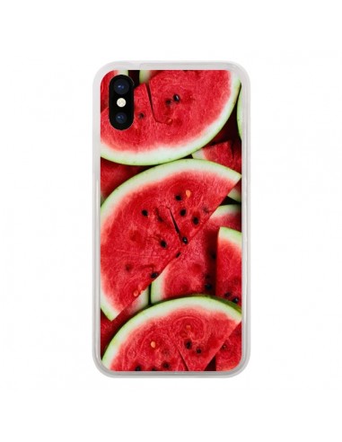Coque Pastèque Watermelon Fruit pour iPhone X - Laetitia