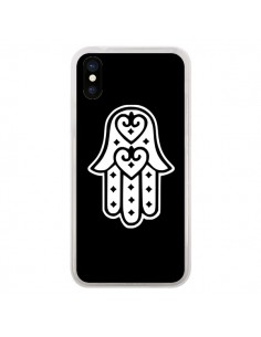 Coque Main de Fatma Oeil Noir pour iPhone X - Laetitia