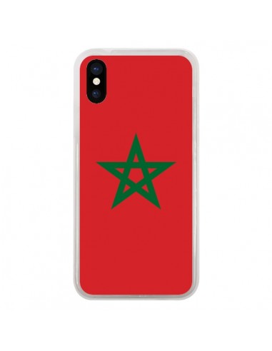 Coque Drapeau Maroc Marocain pour iPhone X - Laetitia