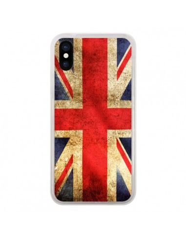 Coque Drapeau Angleterre Anglais UK pour iPhone X - Laetitia