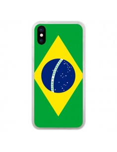 Coque Drapeau Brésil Brésilien pour iPhone X - Laetitia