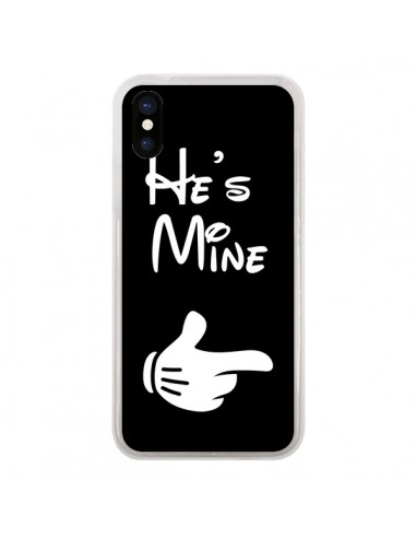 Coque He's Mine Il est à Moi Amour Amoureux pour iPhone X - Laetitia