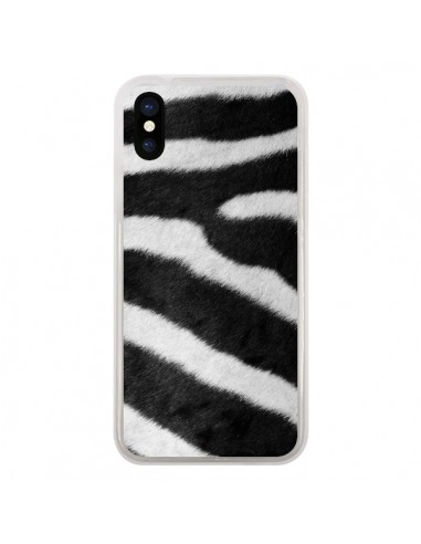 Coque Zebre Zebra pour iPhone X - Laetitia