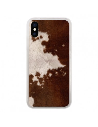 Coque Vache Cow pour iPhone X - Laetitia