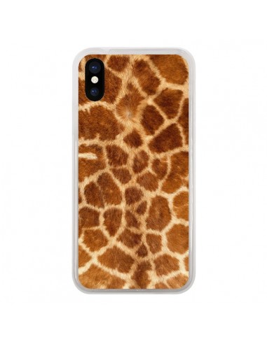 Coque Giraffe Girafe pour iPhone X - Laetitia