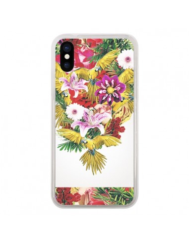 coque iphone xs perroquet