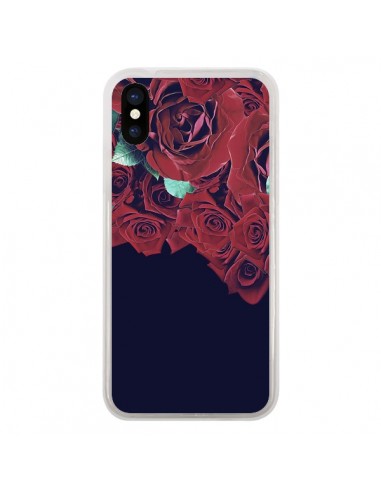 Coque Roses pour iPhone X - Eleaxart