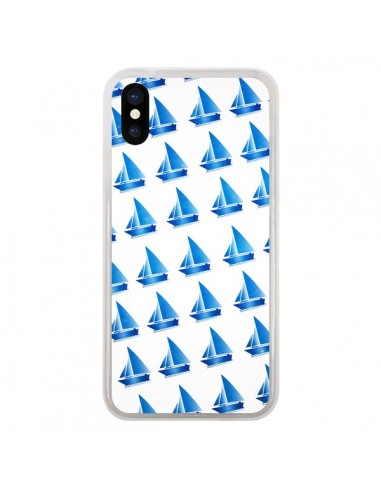 Coque Bateau Voilier Barquitos pour iPhone X - Eleaxart